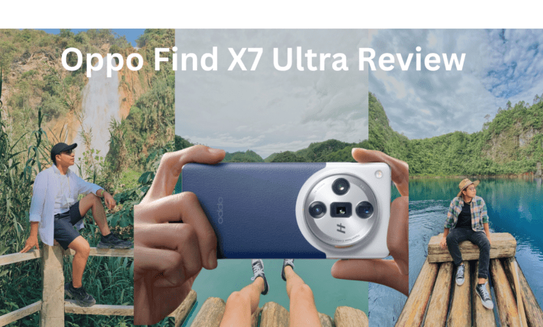 Oppo Find X7 Ultra displayed with its unique circular camera