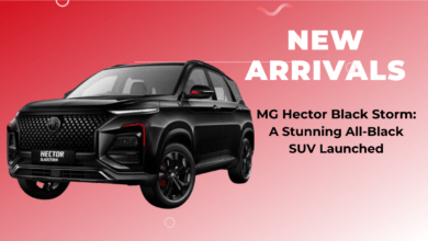 MG Hector Black Storm, a new SUV